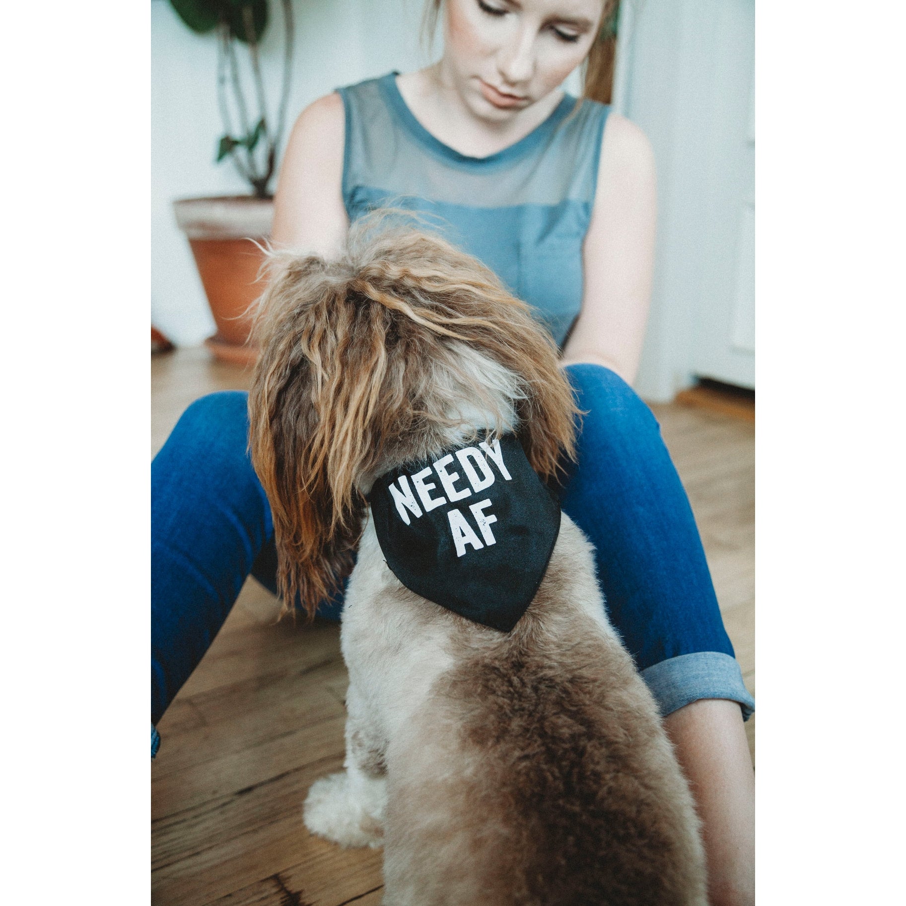 Fluffy af best sale bandana