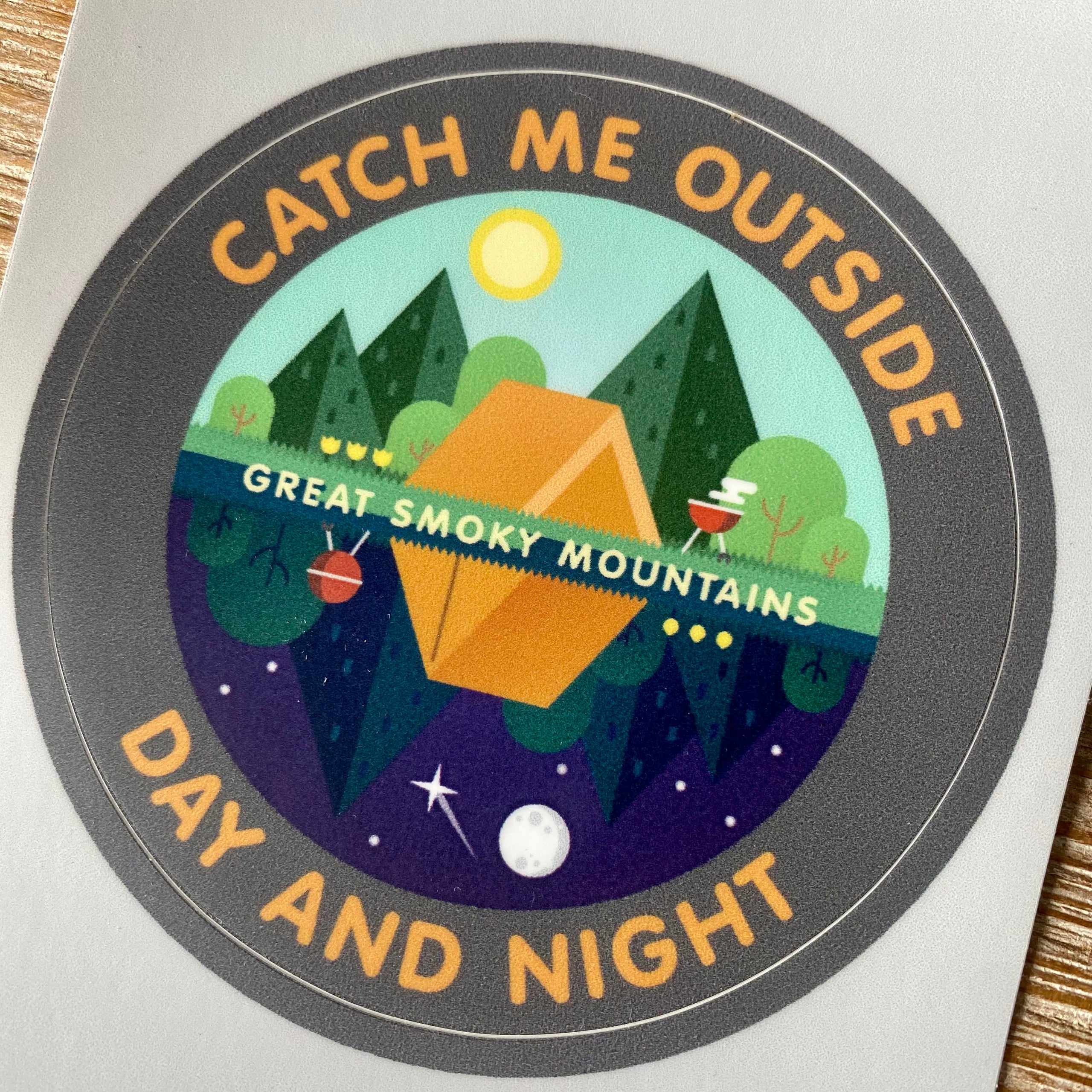 Catch Me Outside Decal Black & White Market